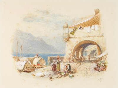 Bellagio, Lake Como by Myles Birket Foster